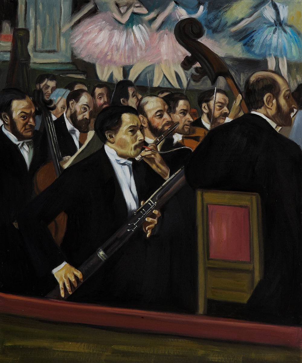 The Orchestra at the Opera by Edgar Degas